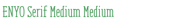 ENYO Serif Medium Medium